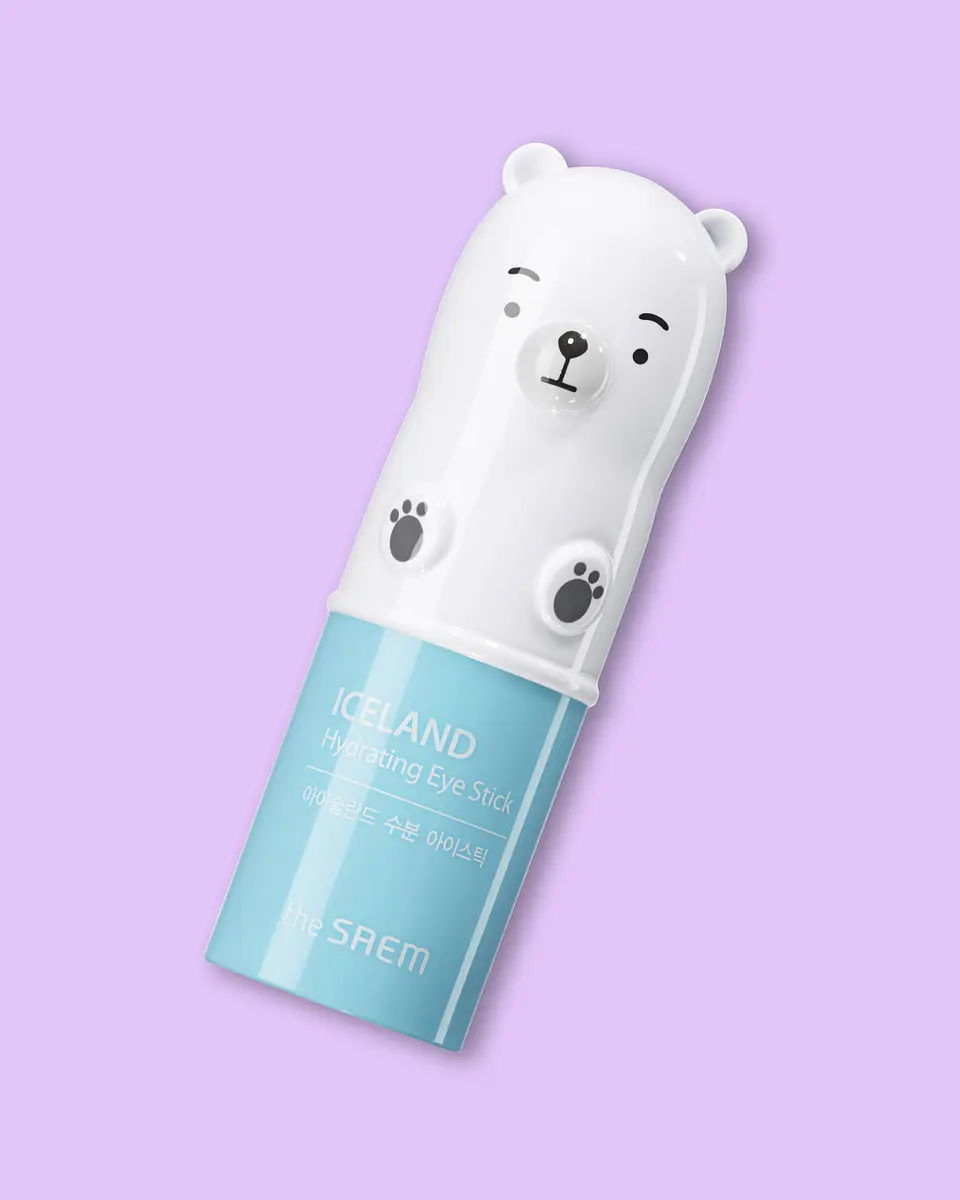 Iceland Hydrating Eye Stick (The Saem) - 7g Barra contorno de ojos desinflamante y aclarante 3