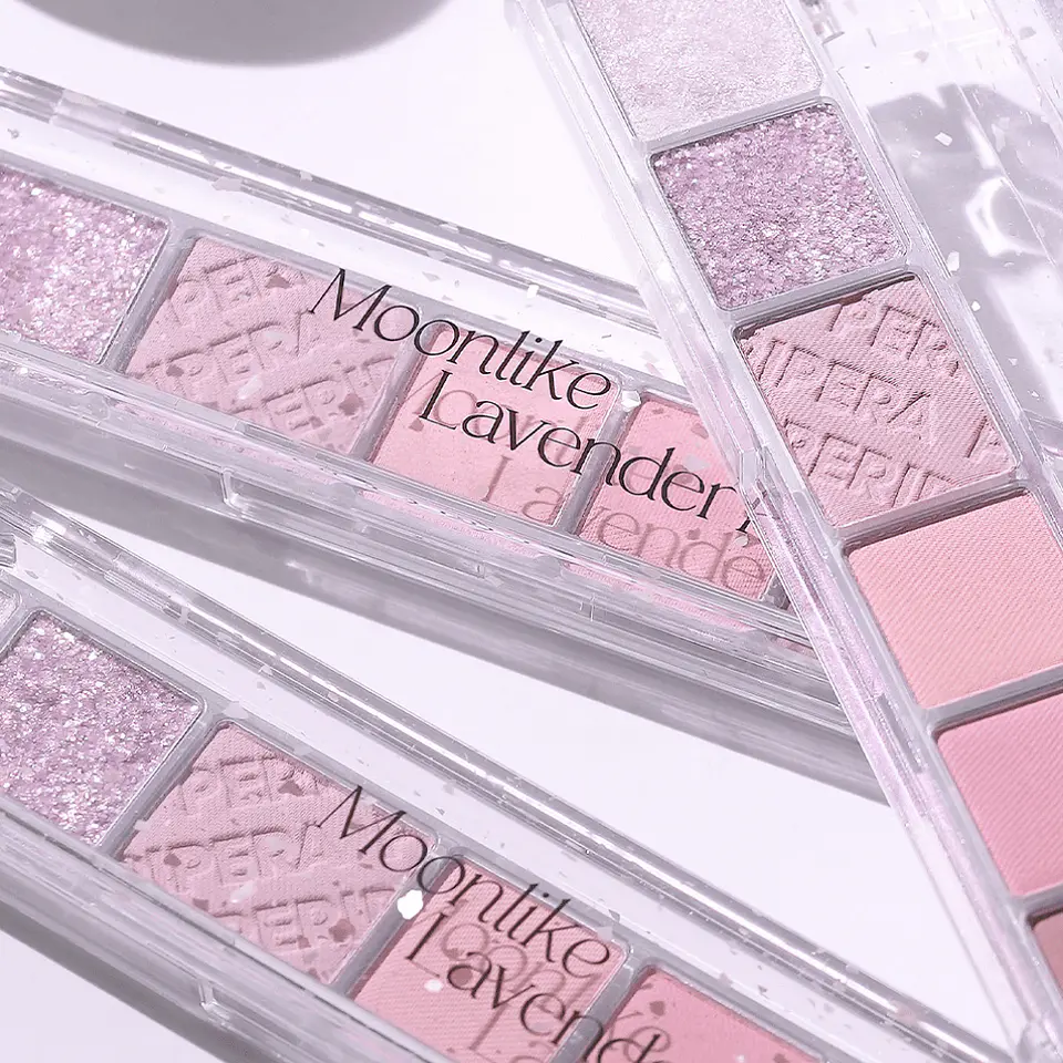 All Take Mood Palette 09 Moonlike Lavender Pink (Peripera) - Paleta de sombras de ojos 1