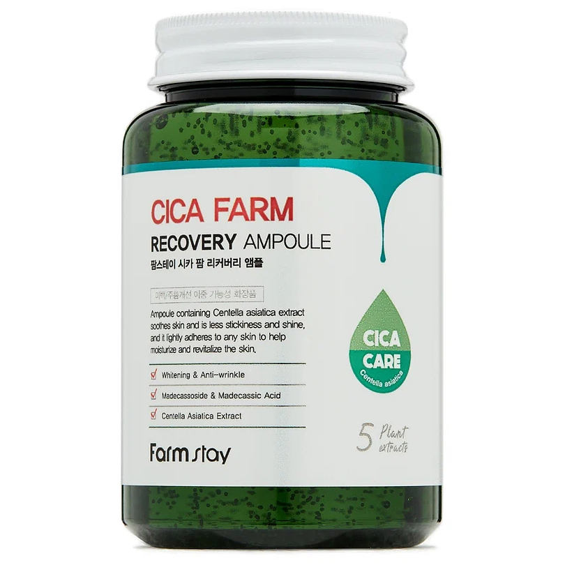 Cica Farm Recovery Ampoule (Farm Stay) -250ml Serum centella asiática 6