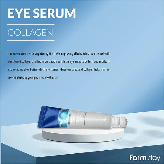 Collagen Water Full Moist Rolling Eye Serum (Farm Stay) – 25ml Suero de contorno de ojos antiedad