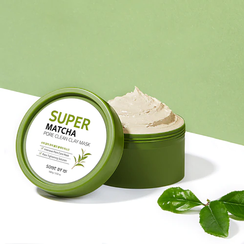 Super Matcha Pore Clean Clay Mask (Some By Mi) -Mascarilla de limpieza té verde pieles mixtas y grasas 1