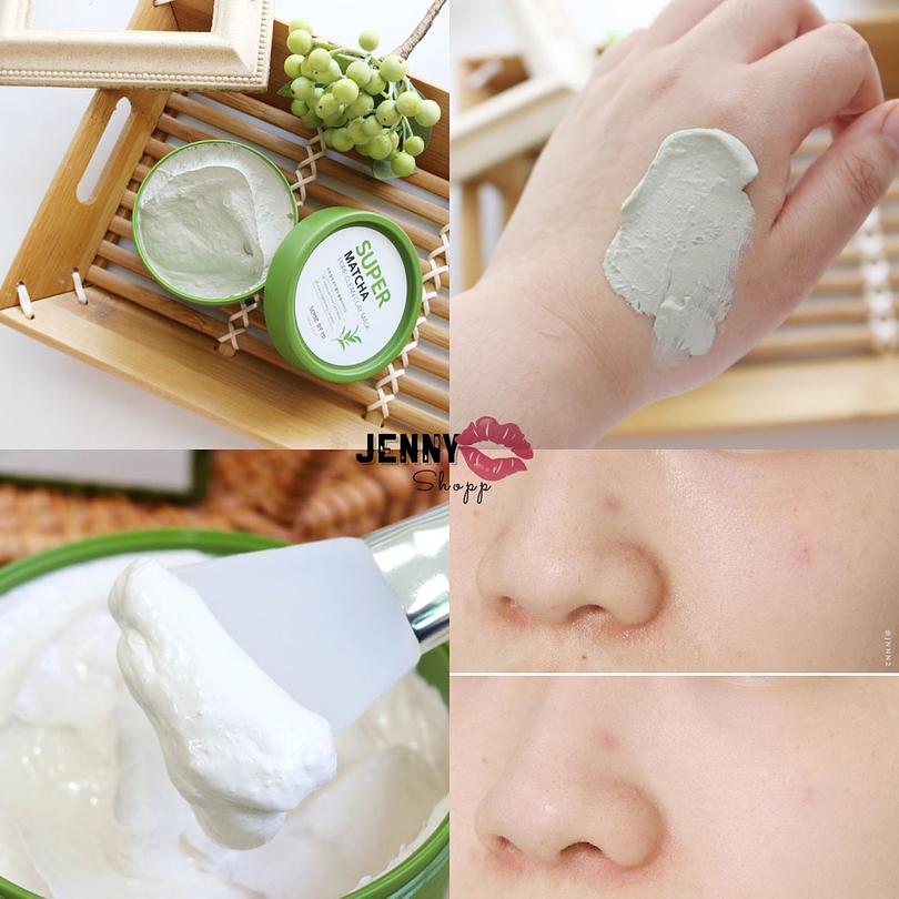 Super Matcha Pore Clean Clay Mask (Some By Mi) -Mascarilla de limpieza té verde pieles mixtas y grasas 11