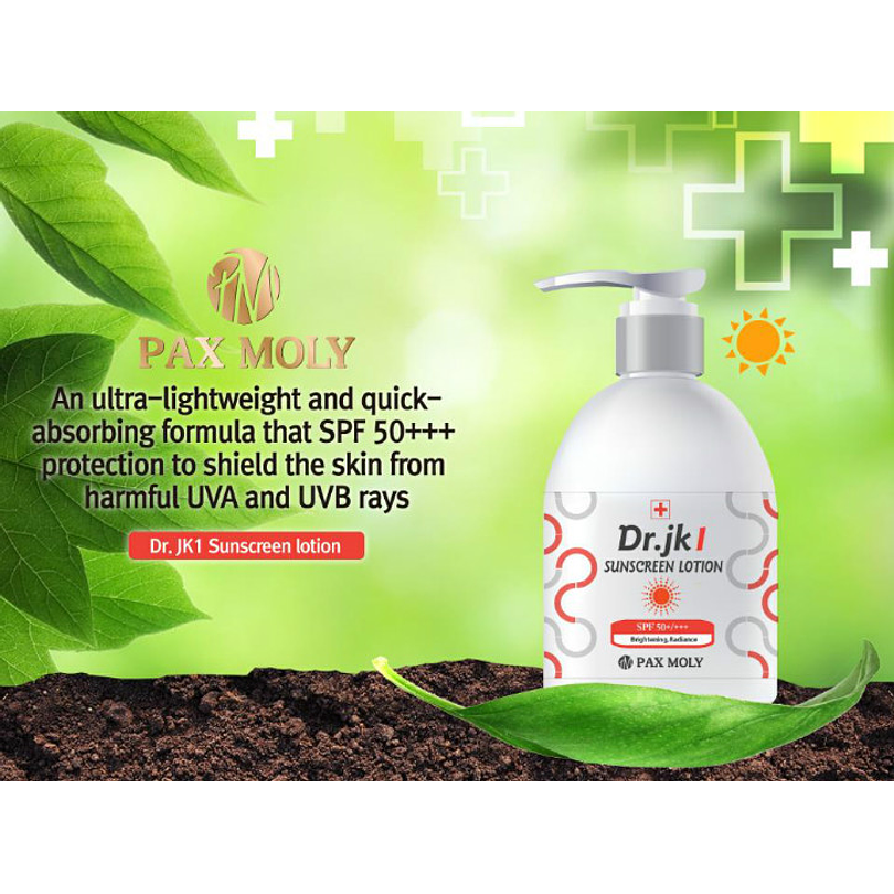 Dr. Jk1 Sunscreen Lotion SPF50+/+++ (Pax Moly)  200ml Protector solar para rostro y cuerpo 12