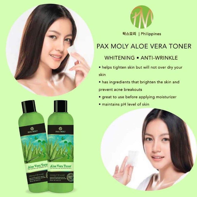 Aloe Vera Toner (Pax Moly) – 250ml Tónico 95% Aloe Vera 7