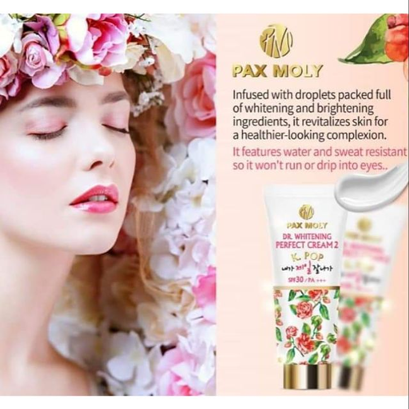 Dr. Whitening Perfect Cream SPF30/PA+++ (Pax Moly)- 70ml – Crema Aclarante con Protector Solar 3