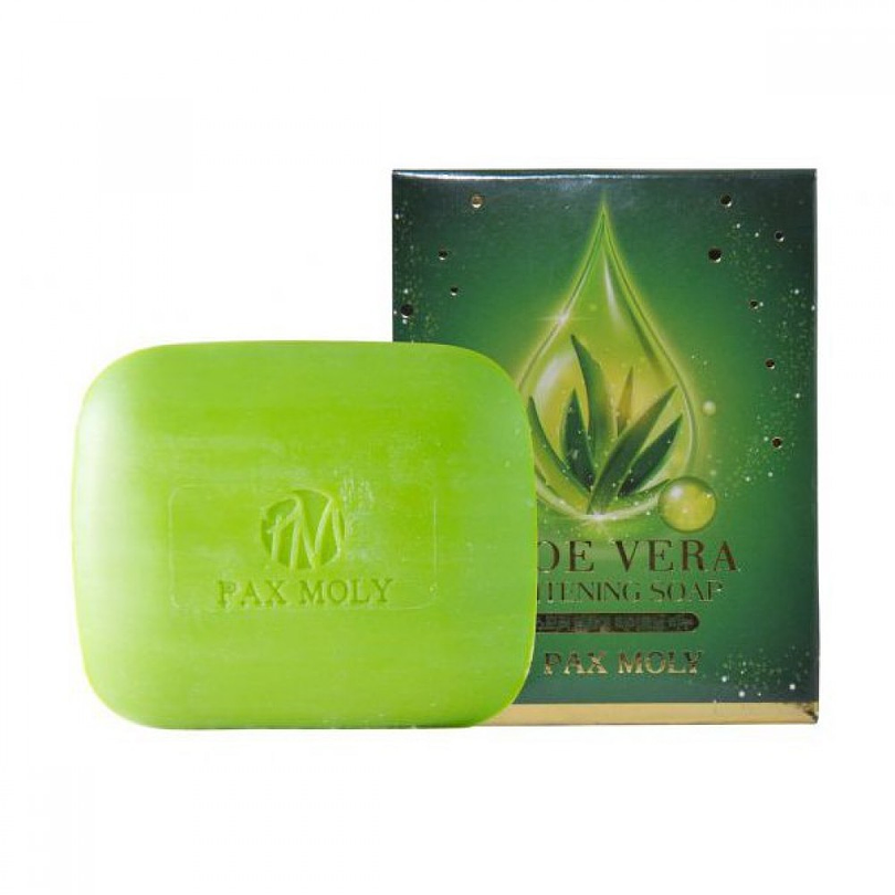 Aloe Vera Whitening Soap (Pax Moly) - 100 gr Jabón en barra orgánico 1