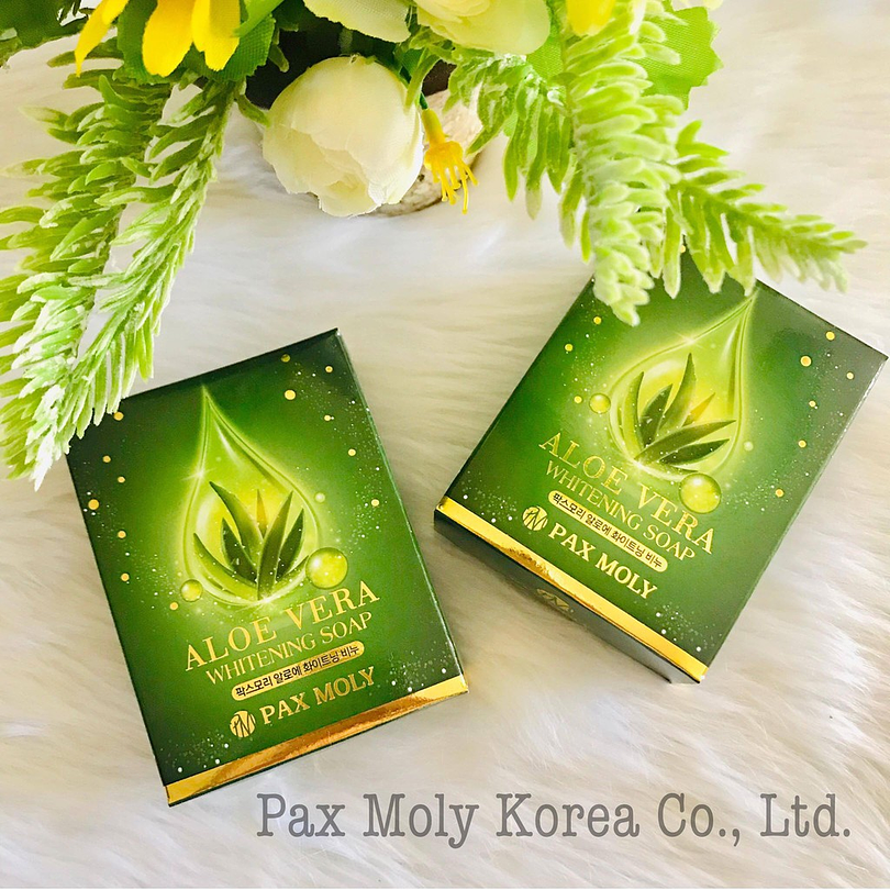 Aloe Vera Whitening Soap (Pax Moly) - 100 gr Jabón en barra orgánico 6