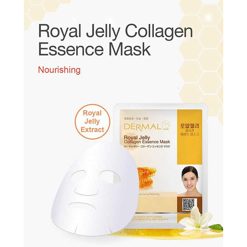 Collagen Essence Face Mask (Dermal) – Mascarillas hidratantes N°1 en ventas 10