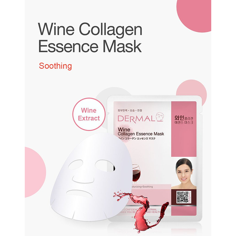 Collagen Essence Face Mask (Dermal) – Mascarillas hidratantes N°1 en ventas 19