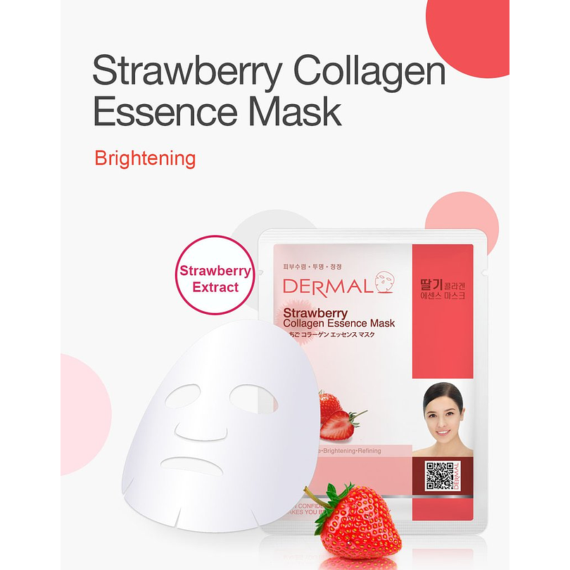 Collagen Essence Face Mask (Dermal) – Mascarillas hidratantes N°1 en ventas 21