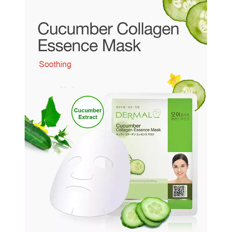 Collagen Essence Face Mask (Dermal) – Mascarillas hidratantes N°1 en ventas 25