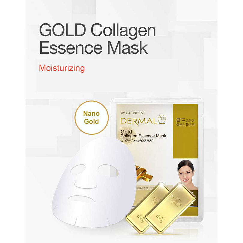 Collagen Essence Face Mask (Dermal) – Mascarillas hidratantes N°1 en ventas 30