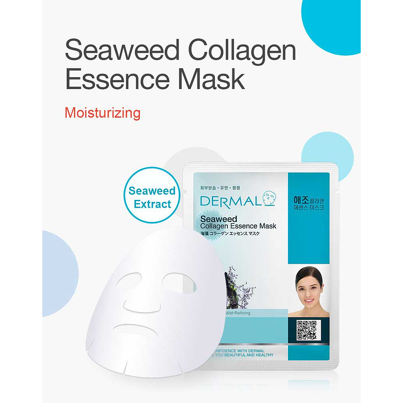 Collagen Essence Face Mask (Dermal) – Mascarillas hidratantes N°1 en ventas 33