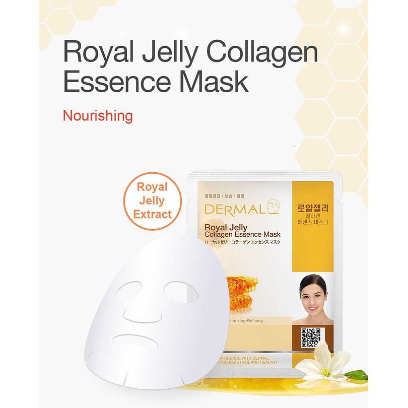 Collagen Essence Face Mask (Dermal) – Mascarillas hidratantes N°1 en ventas 34