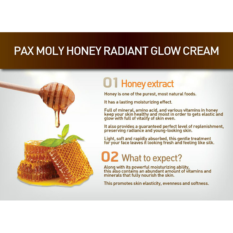 Honey Radiant Glow Cream (Pax Moly) - 100ml Crema iluminadora y reparadora 5