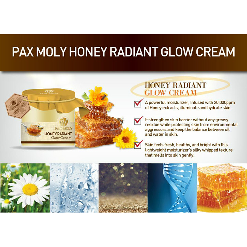Honey Radiant Glow Cream (Pax Moly) - 100ml Crema iluminadora y reparadora 6