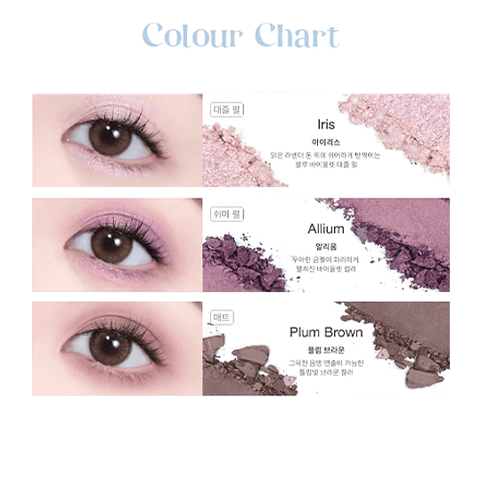 Glitterpedia Eye Pallete  N4. All of Lavender Fog (Unleashia)
