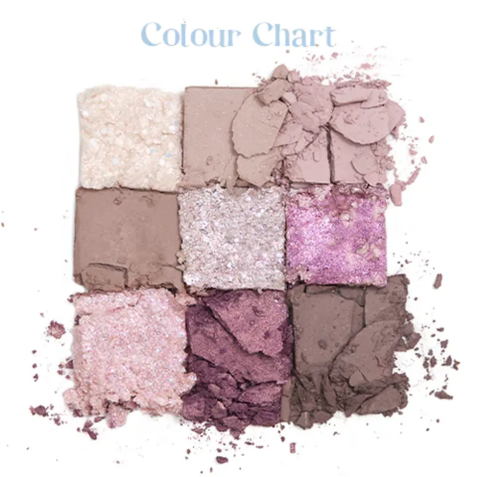 Glitterpedia Eye Pallete  N4. All of Lavender Fog (Unleashia) 8