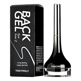 Back Gel Eyeliner Z (Tonymoly) 4ml Delineador en Gel a prueba de agua negro 