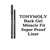 Back Gel Miracle Fit Super Proof Liner (Tony Moly) - Delineador en lápiz a prueba de agua negro