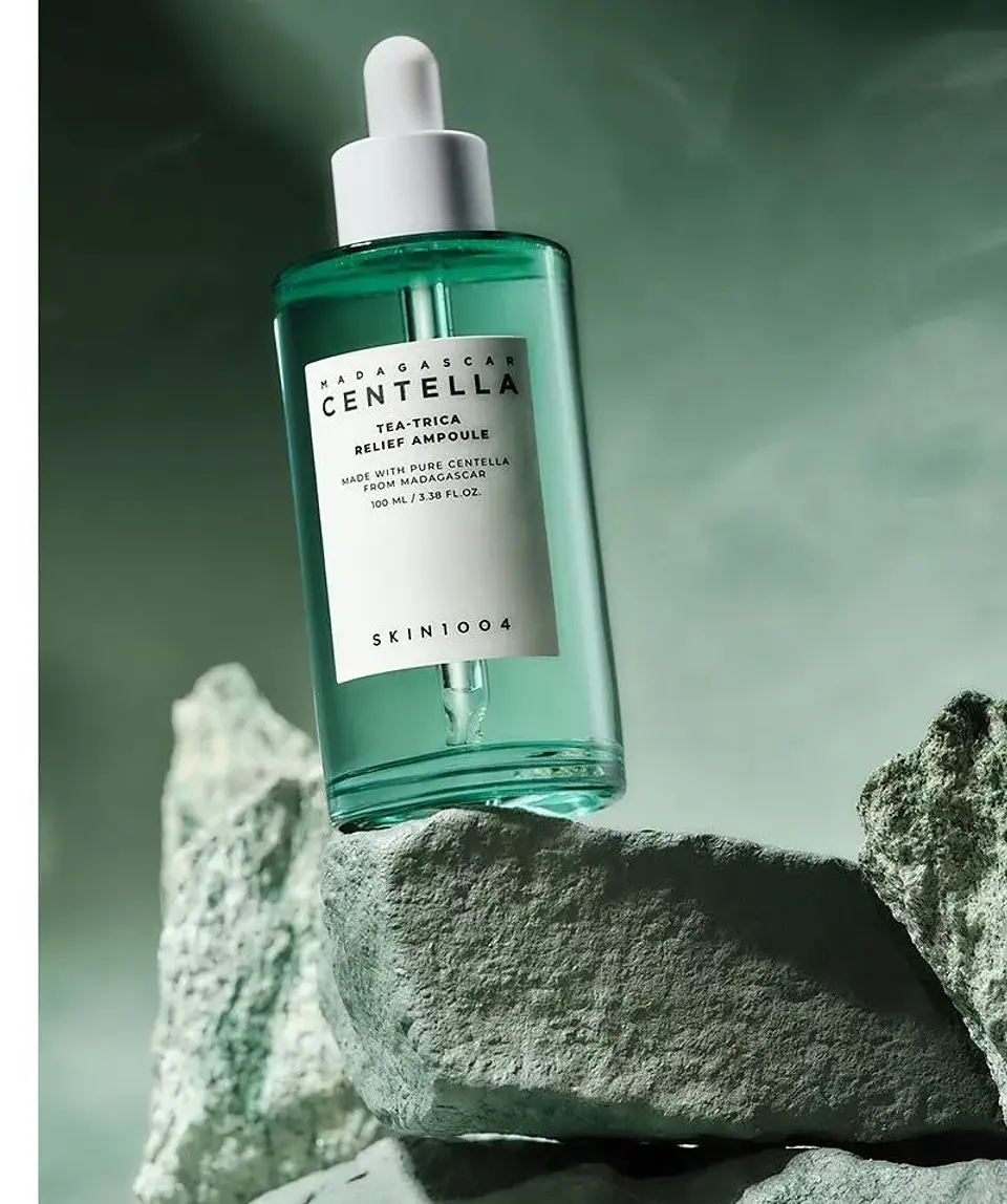 Madagascar Centella Tea-trica Relief Ampoule (SKIN1004) - 100ml Serum anti acné árbol de té + centella asiática 3