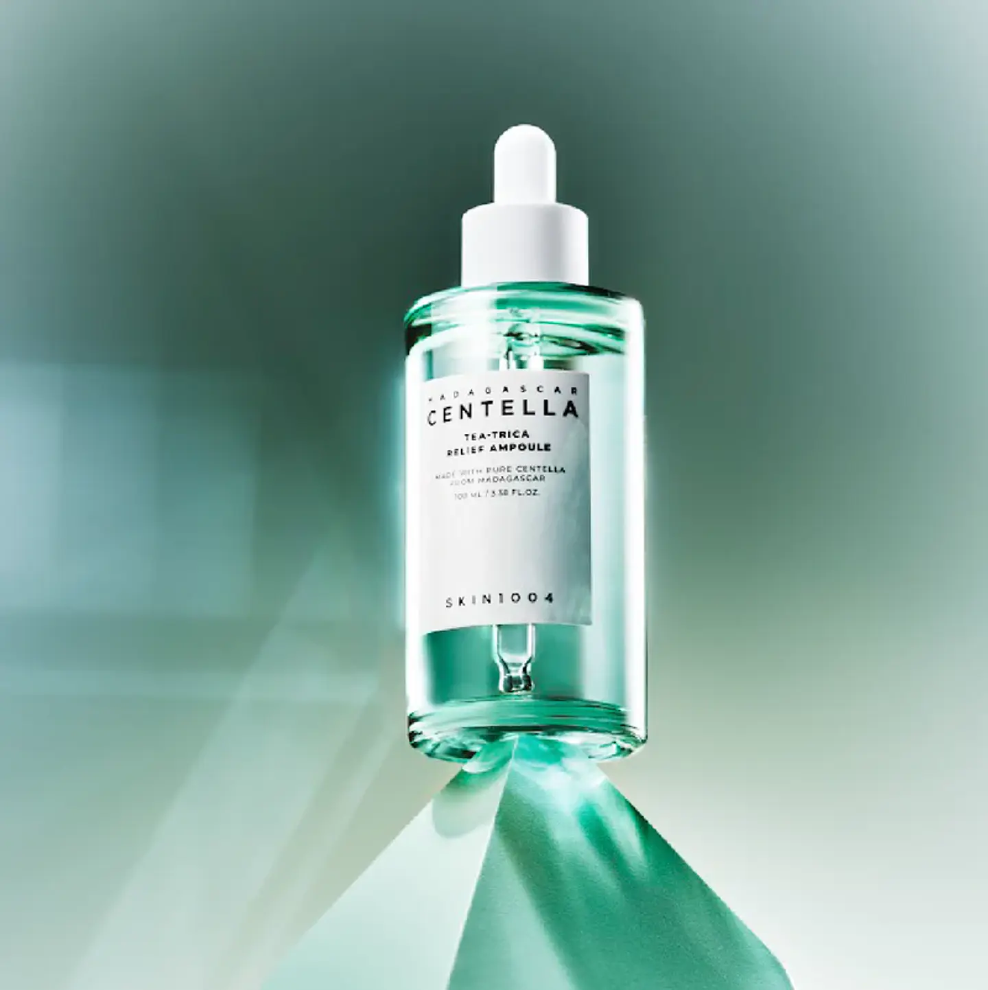 Madagascar Centella Tea-trica Relief Ampoule (SKIN1004) - 100ml Serum anti acné árbol de té + centella asiática 4