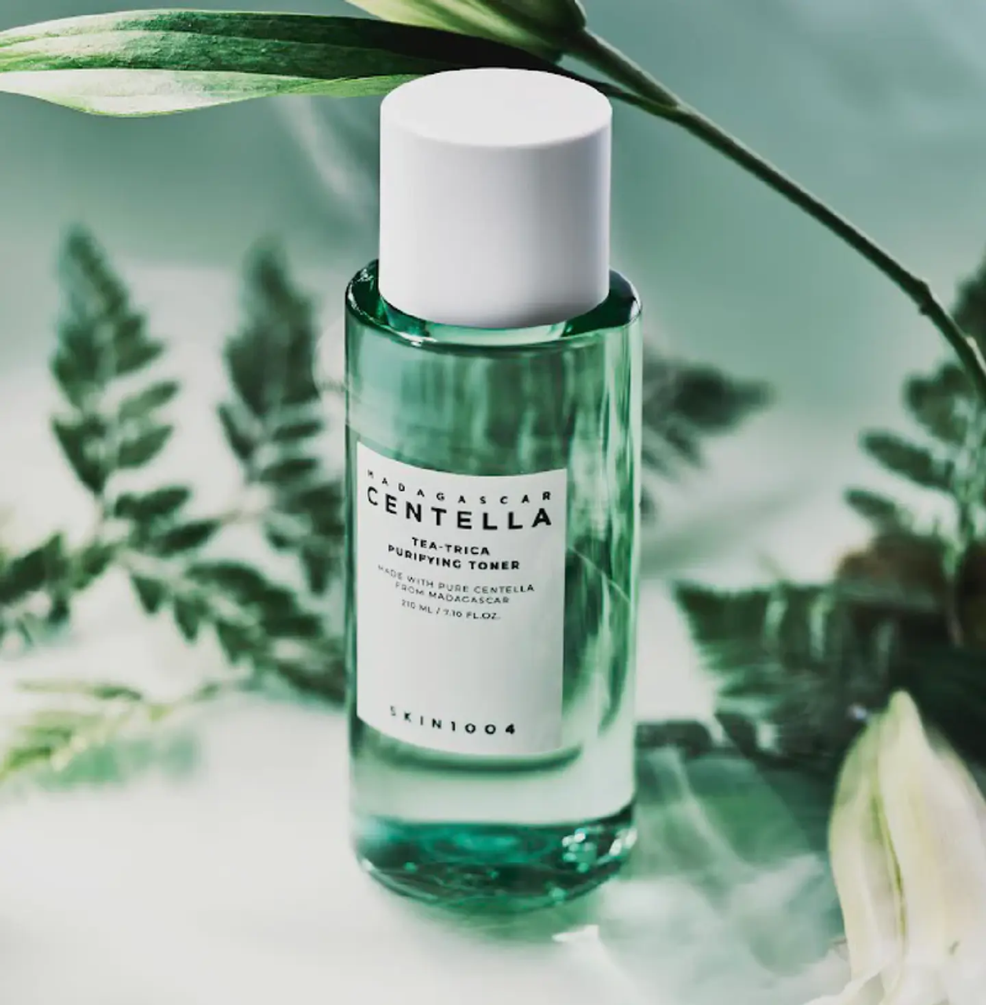 Madagascar Centella Tea-Trica Purifying Toner (SKIN1004) - 210ml Tónico anti acné árbol de té + centella asiática 8