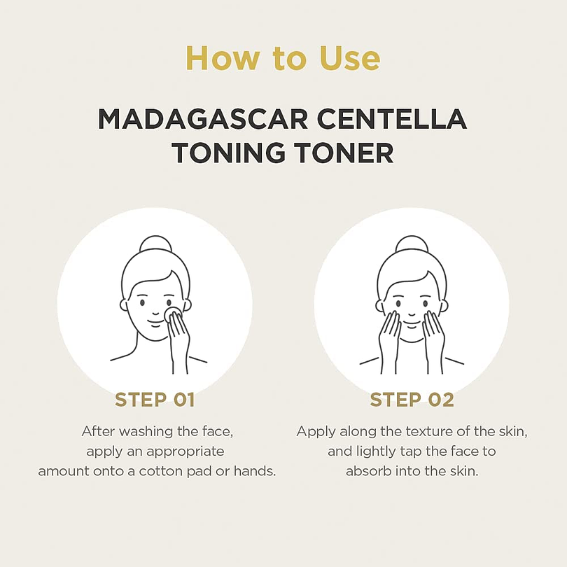 Madagascar Centella Toning Toner (SKIN1004) - 210 ml Tónico 84% Centella Asiática  2