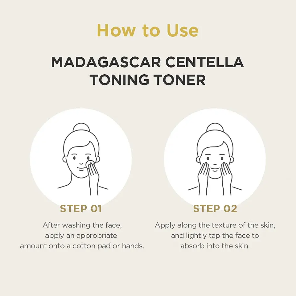 Madagascar Centella Toning Toner (SKIN1004) - 210 ml Tónico 84% Centella Asiática  3