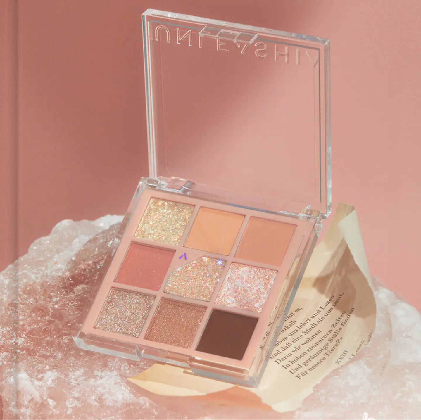 Glitterpedia Eye Palette N3 All of Coral Pink (Unleashia)  5