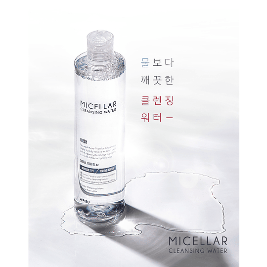 Micellar Cleansing Water Fresh (A'Pieu) - 300ml Agua micelar desmaquillante pieles mixtas y grasas