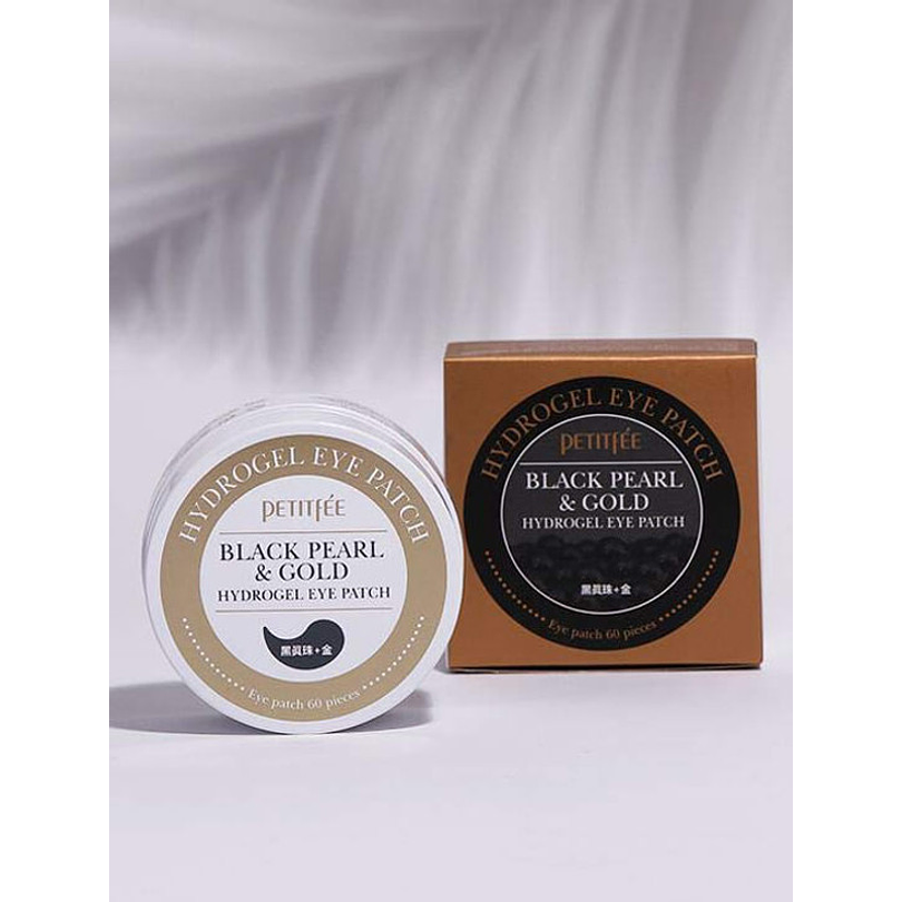 Black Pearl & Gold Hydrogel Eye Patch (Petitfee) - Parches hidratantes ojos aclarantes y anti edad 5