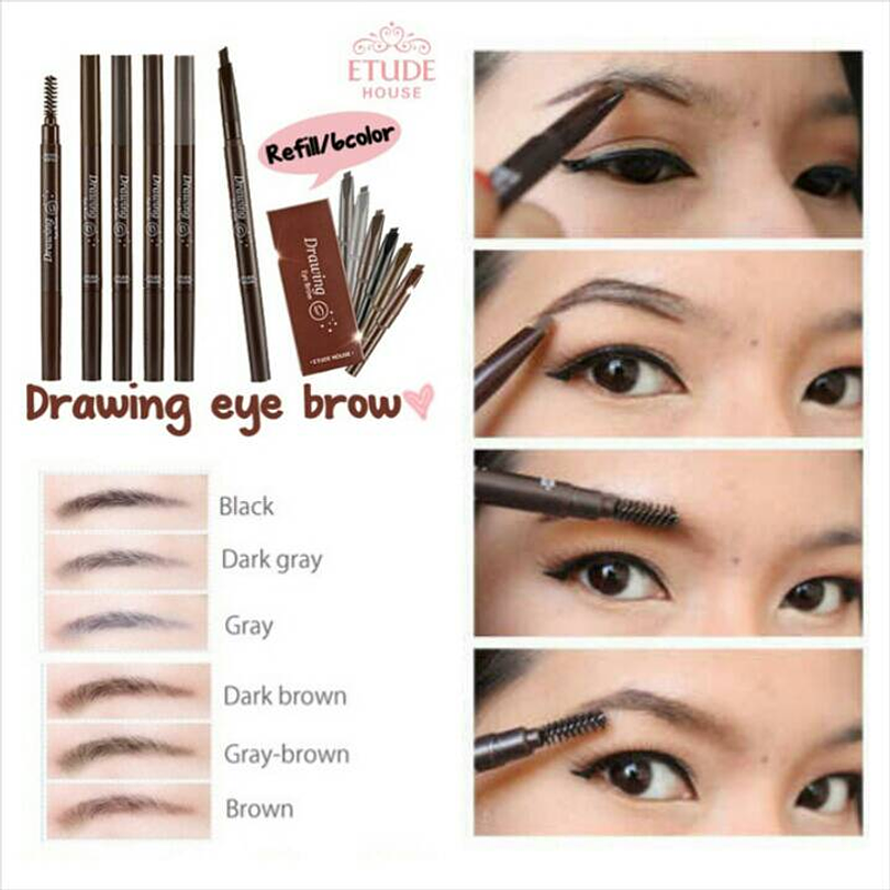 Drawing Eye Brow (Etude House) -  Delineador y peinador de Cejas con doble punta 3