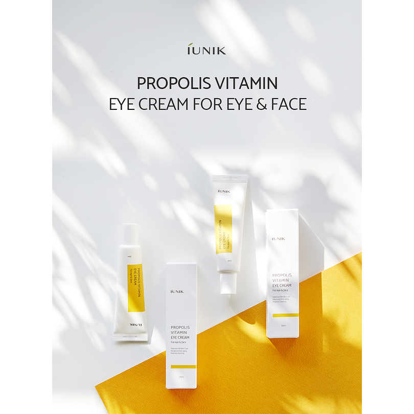 Propolis Vitamin Eye Cream (IUNIK) - 30ml Crema iluminadora contorno de ojos y rostro 2