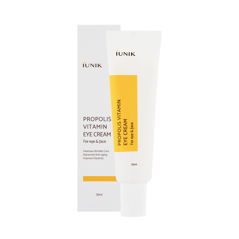 Propolis Vitamin Eye Cream (IUNIK) - 30ml Crema iluminadora contorno de ojos y rostro 3