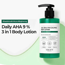 AHA BHA PHA Calming Body Lotion (Some By Mi) - 250ml Loción corporal 92% centella asiática anti acné