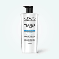 Shampoo Moisturizing Clinic (Kerasys)  600 ml Para cabellos secos, sin sal ni parabenos