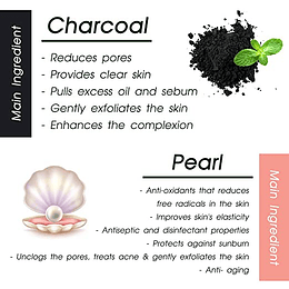 Charcoal Pearl Bubble Mask (Pax Moly) - Mascarillas de limpieza con burbujas