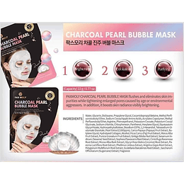 Charcoal Pearl Bubble Mask (Pax Moly) - Mascarillas de limpieza con burbujas