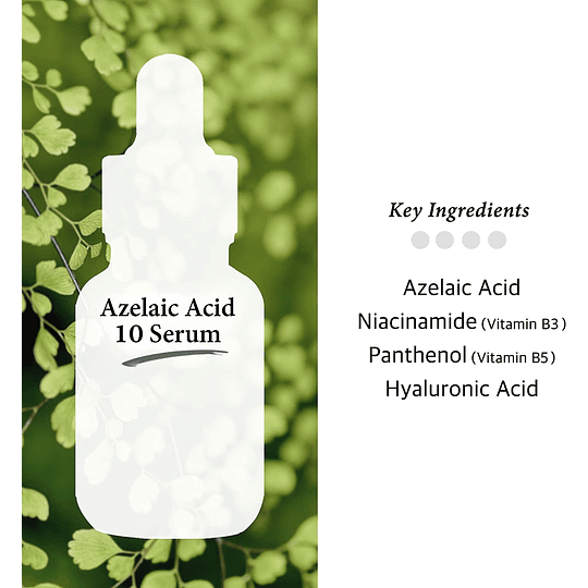 AZ Azelaic Acid 10 Serum (Cos de BAHA) - 30ml Serum 10% Ácido Azelaico anti acné