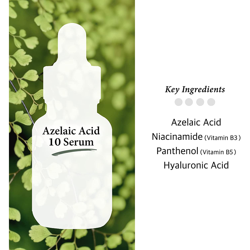 AZ Azelaic Acid 10 Serum (Cos de BAHA) - 30ml Serum 10% Ácido Azelaico anti acné exfoliante suave 4