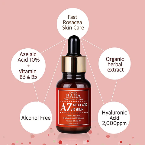 AZ Azelaic Acid 10 Serum (Cos de BAHA) - 30ml Serum 10% Ácido Azelaico anti acné exfoliante suave