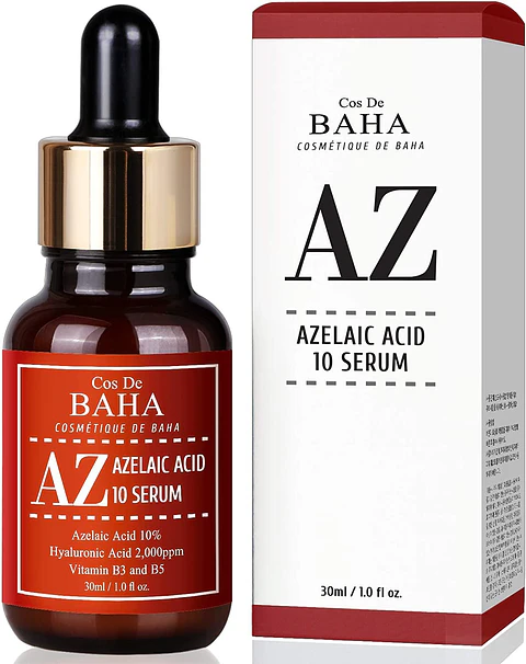 AZ Azelaic Acid 10 Serum (Cos de BAHA) - 30ml Serum 10% Ácido Azelaico anti acné exfoliante suave