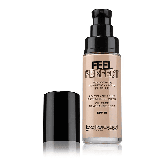 Feel Perfect Oilf Free fragance Free SPF 15 (Bellaoggi Italia) Base maquillaje distintos tonos