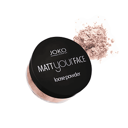 Matt Your Face Loose Powder (JOKO) Polvo Matificante Transparente o con Color