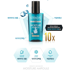 Advanced 10X Moisture Ampoule (Kerasys) - 80ml Serum Cabello Hidratante