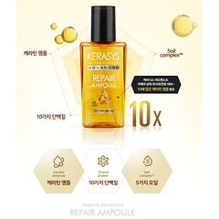 Advanced 10X Repair Ampoule (Kerasys) - 80ml Serum reparador cabellos dañados Kerasys