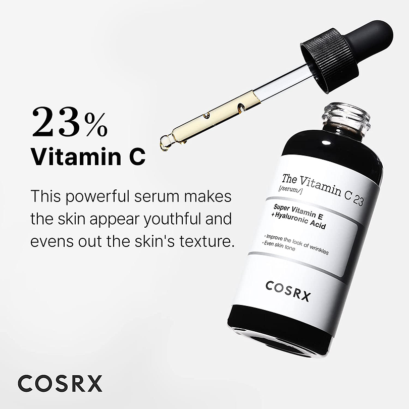 The Vitamin C 23 Serum (COSRX) -20ml Serum aclarante 23% vitamina C + Vitamina E + ácido hialurónico 3