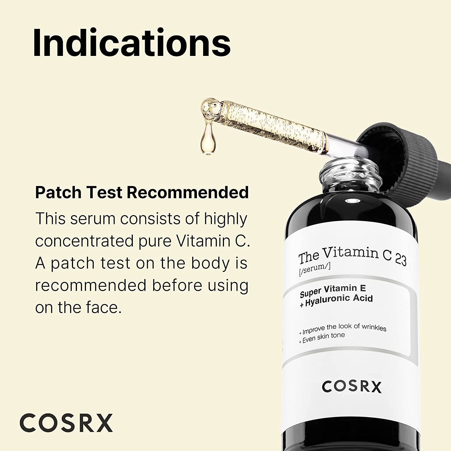 The Vitamin C 23 Serum (COSRX) -20ml Serum aclarante 23% vitamina C + Vitamina E + ácido hialurónico 15
