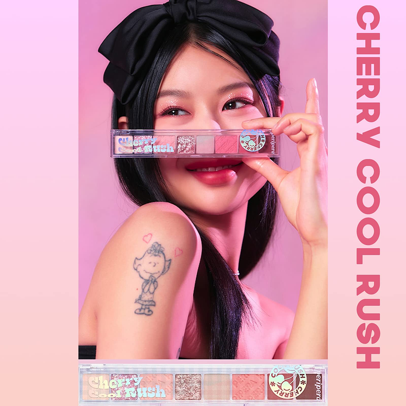 All Take Mood Palette 06 Cherry Cool Rush (Peripera) - Set de sombras de ojos 1